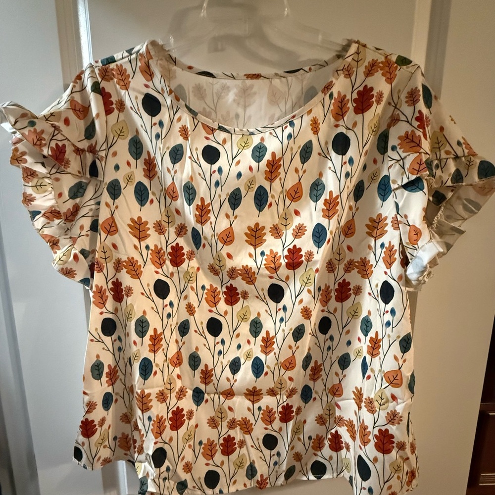 Floral Print Women's 2XL Top